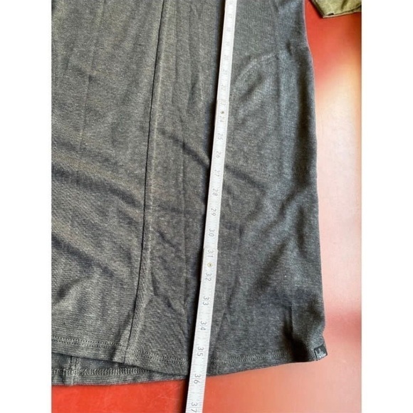 Prana Cozy Up Colorblock Knit Henley Dress - Picture 7 of 8